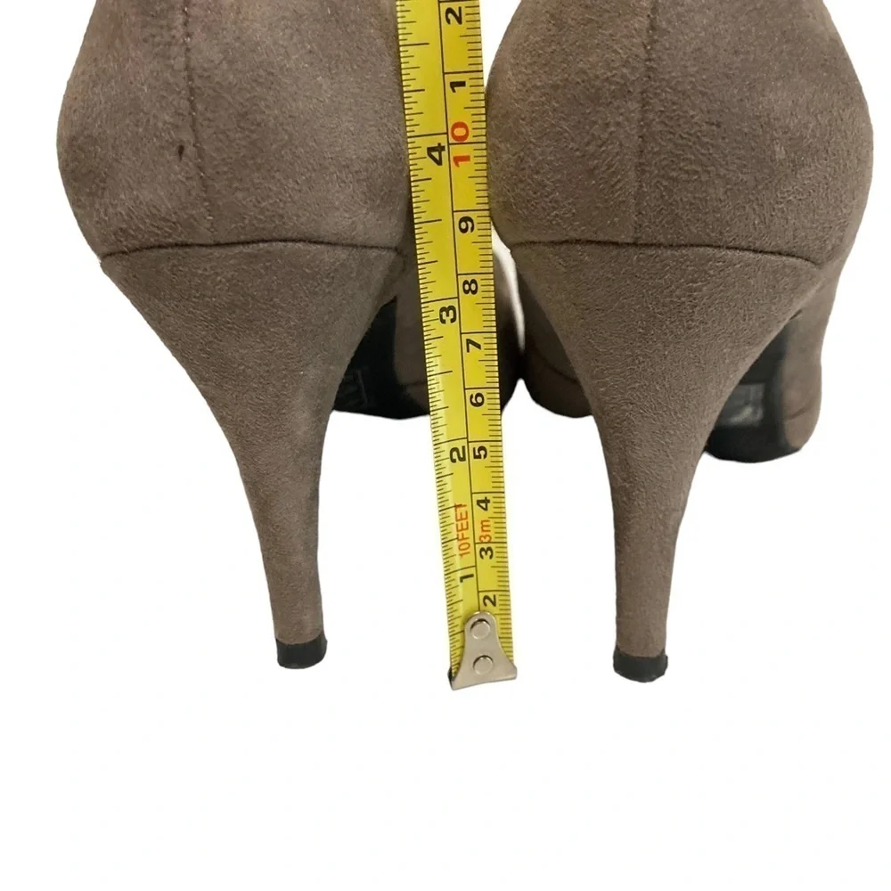 Moda Spana Faux Suede High Heel Shoes Women’s Size 8.5 M Brown